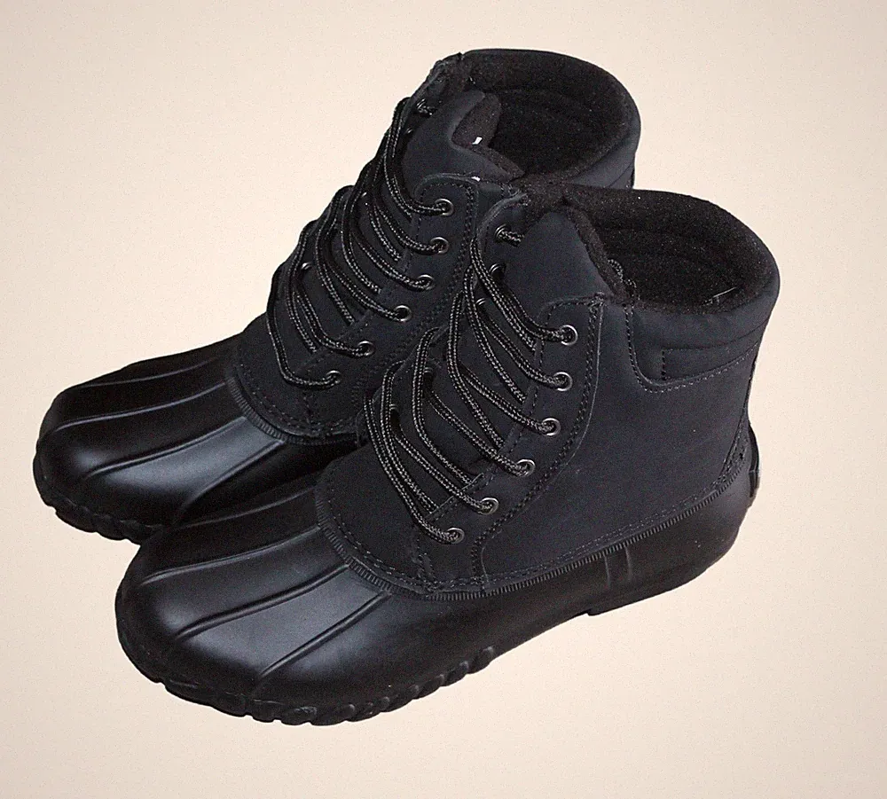 NORTIV 8 Women's Winter Duck Boots Waterproof Insulated Rain Snow Boots SZ 8